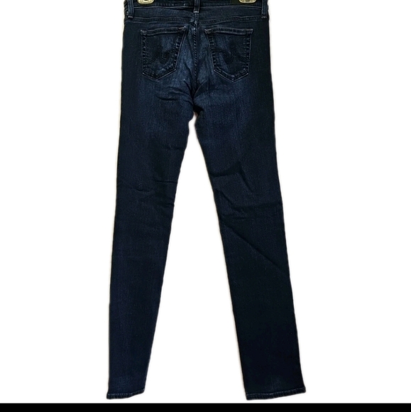 Adriano Goldschmied Jeans The Premiere Skinny Straight Dark Stone Blue Wash 29 - Picture 2 of 9